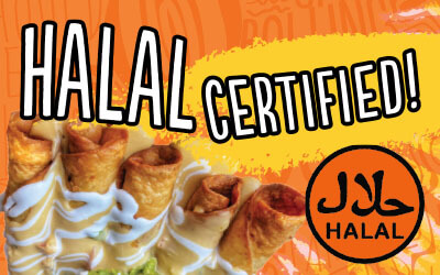 Roll Em Up will feature halal-certified chicken or beef options!